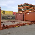 20’ Box FLAT RACK – sponde abbattibili - 560