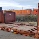 20’ Box FLAT RACK – sponde abbattibili - 560