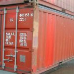 20’ Box Open Top Container - 748