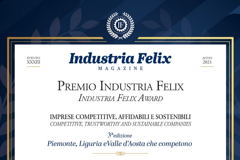 Gruppo Spinelli vince Premio Industria Felix 2021